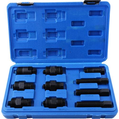 10pcs/Set Motorcycle Timing Control Solenoid Dirt Bike Flywheel Puller Pulling Tool Kit + Case Universal