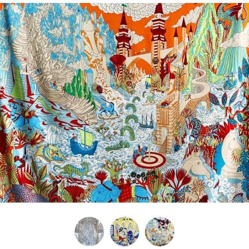 100% Pure Mulberry-Silk Scarf Wrap Shawls Large Silk Scarf Hand Rolled Edges Big Silk Scarfs Top Foulard En Soie 100% 140 140