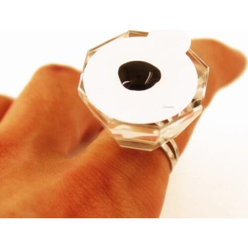 120pcs disposable Eyelash glue holder Eyelashes Extension Pallet 2.5 cm paper sticker