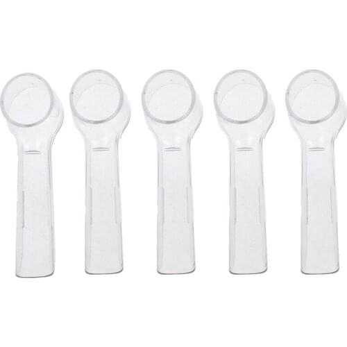 5Pc Plastic Toothbrush Head Universal Cover Oral Toothbrush Dust Protection Cover Electric Toothbrush Cover