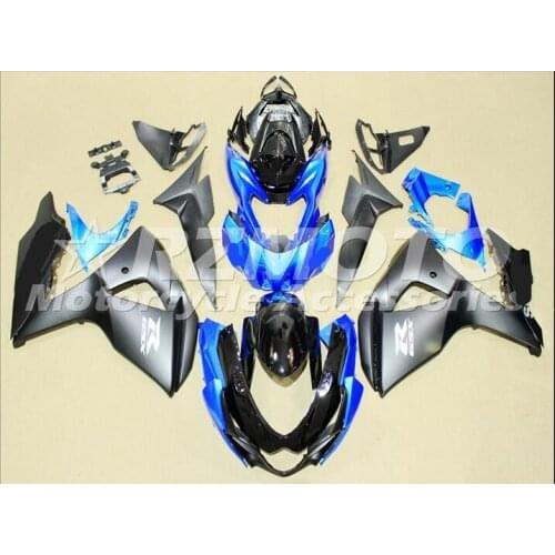 ACE KITS New For Suzuki GSXR1000 K9 2009 2010 Injection ABS Plastic Motorcycle Fairing GSXR1000 K9 09 10 Gray Blue R38