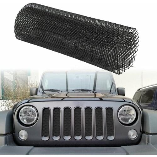 Aluminum Mesh Grill Cover Net Hexagonal Diamond Car Bumper Fender Hood Vent Grille Net Universal Durable Protector Home Garden