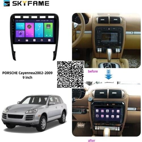 SKYFAME Car Radio Stereo For Porsche Cayenne 2003-2010 Android Multimedia System GPS Navigation DVD Player