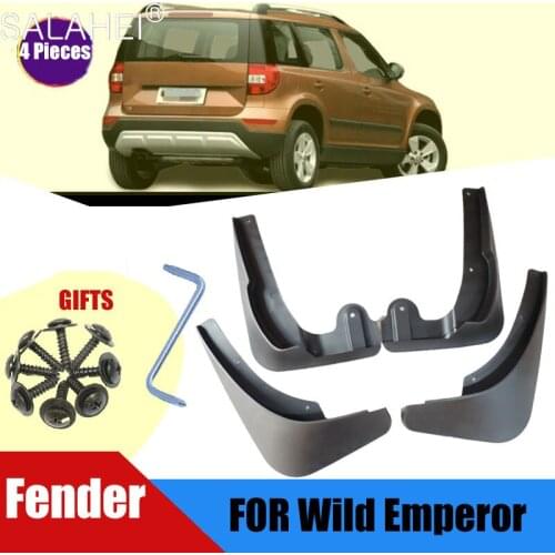 Car Mud Flaps For Skoda Yeti 2013 2014 2015 2016 2017 2018 2019 2020 4 PCs/Set Mudflaps Splash Guards Mud Flap Mudguards Fender