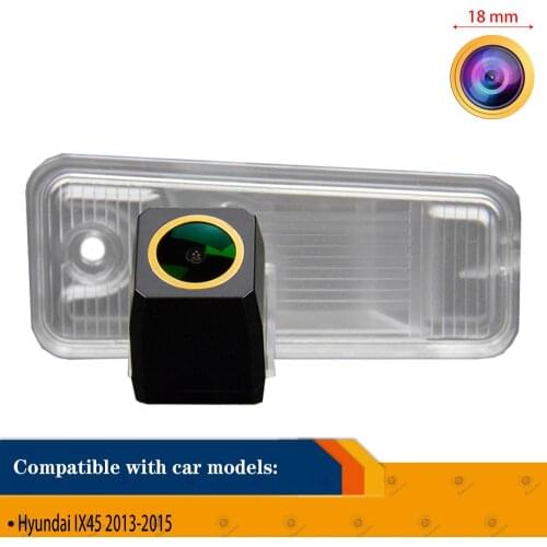 HD 1280x720p Golden Camera Car Camera Rear View Reversing Backup Camera Night Vision Camera for Hyundai IX45 2013-2015