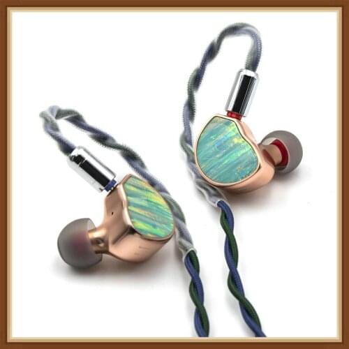 Simphonio VR1 Nanometer Ceramic Diaphragm Dynamic Driver Flagship HiFiMusic Monitor DJ Musician In-ear Earphone for Audiophile