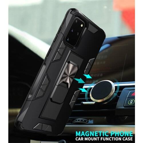 For Samsung Galaxy S21 Plus S20 FE Note 20 Ultra Ring Magnet Armor Case For M51 M31 A21S A41 A51 A71 A10 A20 A30 A50 A70 Cover