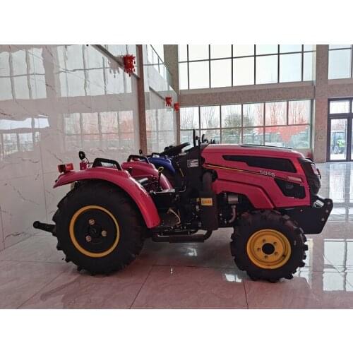 Mini Orchard Tractors Garden Use Machine 50HP With Four Cylinder Engine