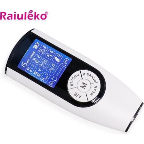 Whole English Key Dual Input Multifunction Electrical Stimulator Full Body Relax Muscle Massager Pulse Tens Acupuncture Therapy