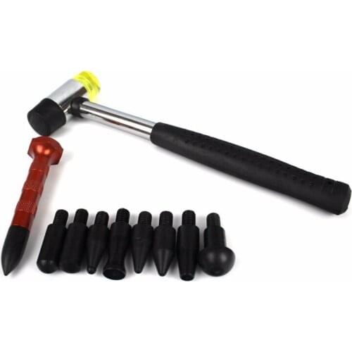 Paintless Dent Repair Hail Removal Tools Kit Tap Down Pen With 9 Heads Pdr Tools Set Tools Kit