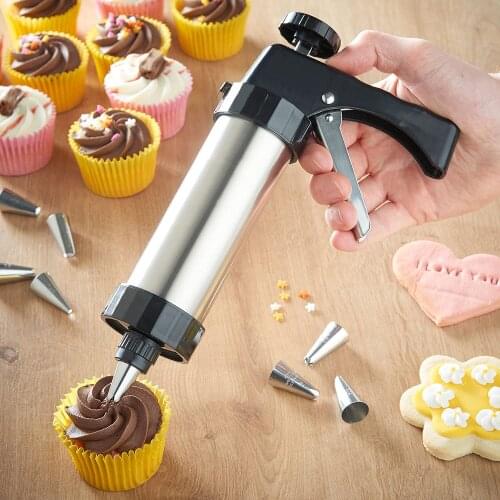 Stainless steel mounted gun cookies gun maker DIY baking tools kitchen tools
