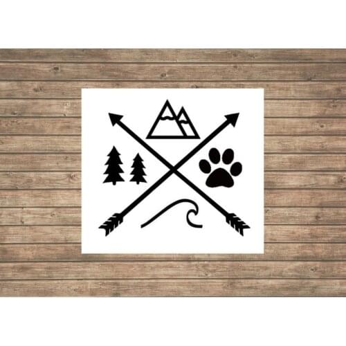 New Design Tribal Animals Car Sticker Vinyl Car Stickers Cool Car Window Decor Hot Selling