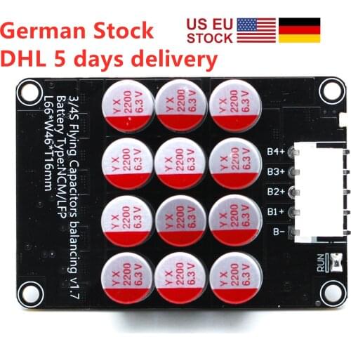 Lifepo4 Lipo LTO NCM Battery Pack 12V 24V 48V Cell 5A Active Equalizer Balancer Energy Equalization Capacitor 4S 5S 6S 7S 8S 16S