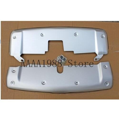 2PCS Aluminum alloy Front & Rear Bumper Protector Skid Plate Cover Trim For Honda CRV CRV 2007 2008 2009