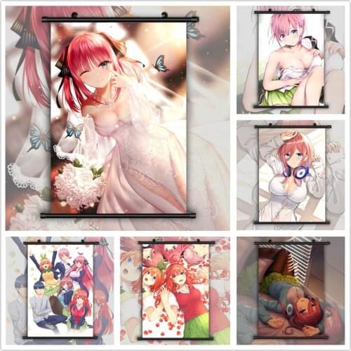 The Quintessential Quintuplets Anime manga wall Poster Scroll