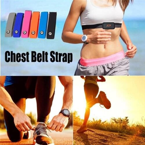 Adjustable Elastic Sport Heart Rate Monitor Chest Mount Belt Strap Bands Fitness Equipment 98cm