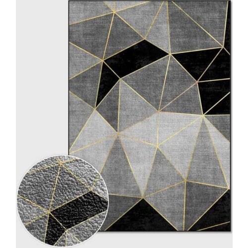 Modern Nordic Style Simple Geometric Art Floor Mat Door Mat Anti-slip Mat Carpet Bedroom Living Room Home Decoration