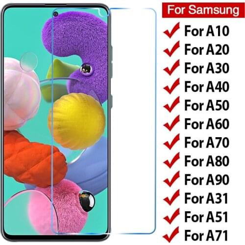 Protective Glass for Samsung Galaxy A50 Phone Screen Protector for Galaxy A51 A71 A31 A70 A90 A60 A40 A30 A20 A10 Tempered Film