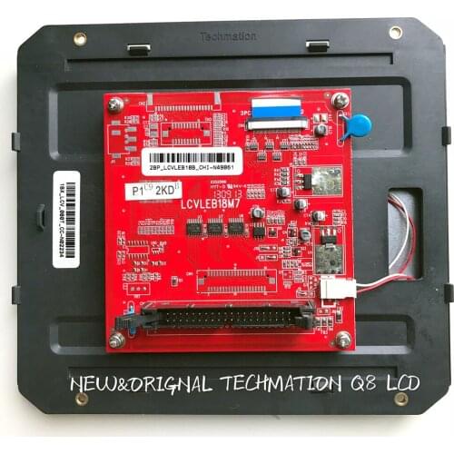 Techmation LCVLEB18M7 display LCD for Q8 panel , injetion molding machine parts , lcd screen TECH2 new and original
