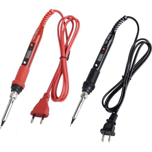 1PCS 80W Electric Soldering Iron 110V 220V Temperature Adjustable LCD Welding Solder Iron Kit Home Repair Soldering Iron Tools
