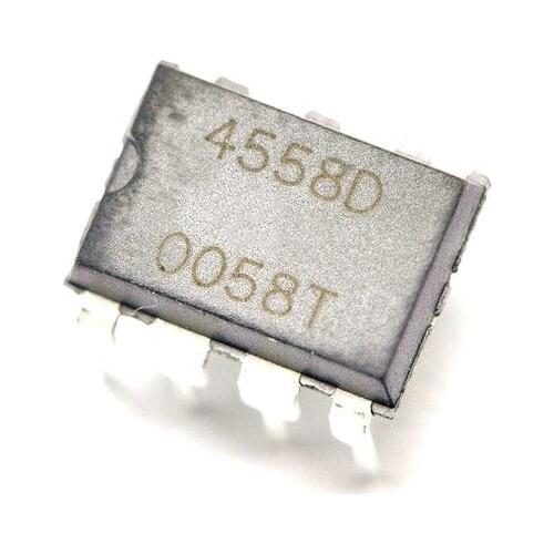 20pcs 4558D NJM4558D 4558D NJM4558 DIP-8 Operational Amplifiers - Op Amps Dual High Gain new original