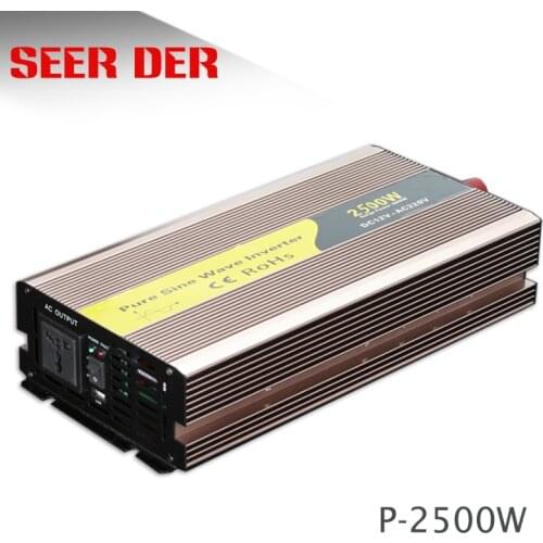 2500 watt power inverter dc 12v ac 220v 2500w pure sine wave off grid solar inverter