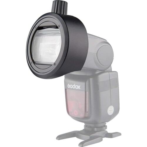 Godox S-R1 Adapter,Round Flash Head Magnetic Modifier Adapter for Godox V860II, V850II, TT685, and TT600 Series Flashes