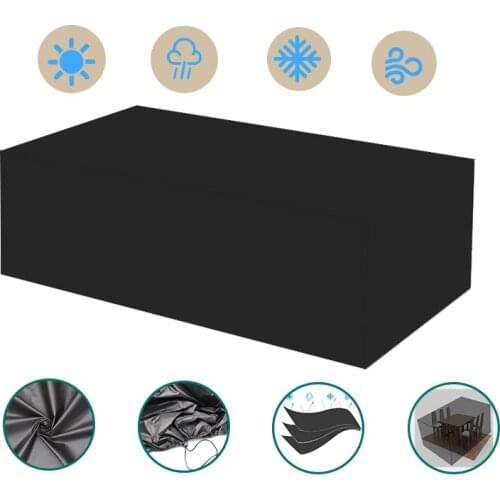 Waterproof Cover Outdoor Garden Furniture Covers Rain Snow Chair covers for Sofa Table Chair Dust Proof Cover