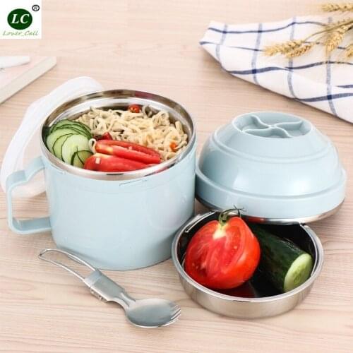 1300ML Sealed Lunch Box Vegetable handle Bowl Kids Lunch box Insulation Bento box Organizer Cooking Lunch Crisper Container