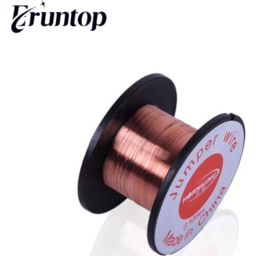 10PCS 0.1mm Copper Solder Soldering PPA Enamelled Ree Jumperl Wire