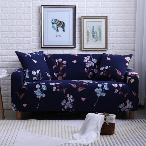 1/2/3/4 Seat Solid Sofa Cover Spandex Modern Elastic Polyester Couch Slipcover Furniture Protector For Living Room 10 Colors