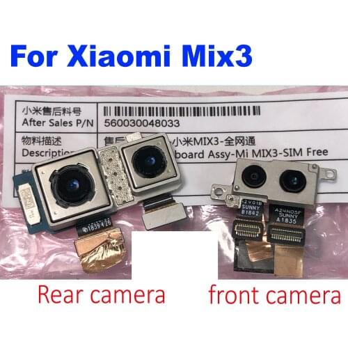 Original Best Working Big Main Rear Back Camera Module For Xiaomi Mix3 Mi mix 3 Mix3 Front facing camera Flex Cable Replacement