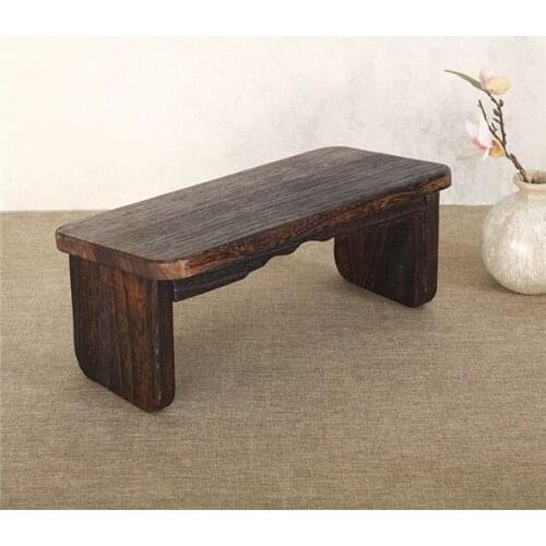 Portable Wooden Meditation Bench Stool With Folding Legs Kneeling Ergonomic Seiza Zen Seat for Meditations, Yoga, Prayer, Seiza