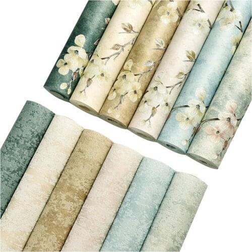 Retro American Country Wallpaper Non Woven 3D Garden Bedroom Living Room TV Background Wallpaper papel pared