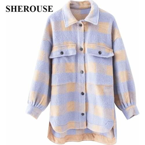 Женские куртки оверсайз Sherouse China At AliExpress
