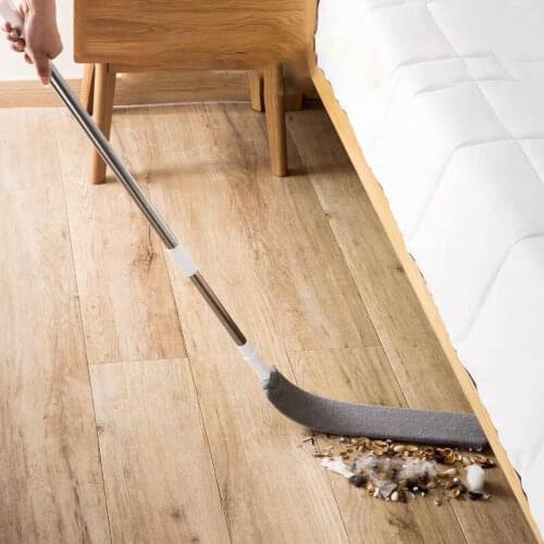 Mop Household Cleaning Tool Dust Removal Broom Magic Retractable Curved Microfiber Hand Wash Flat Glass Cleaner Clothes Fork