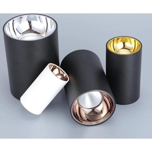 New Arrival Surface Mounted LED Downlight COB 7W 12W 15W 18W AC110V 220V Ceiling Downlight Anti Glare Illumination