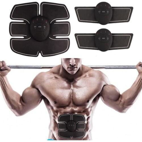 EMS Abdominal Muscle Exerciser Trainer Smart ABS Stimulator Massage Belt Fitness Pad Body Slimming Massager