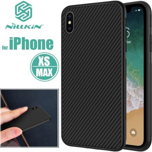For iPhone XS Max Case Nillkin Synthtic Fiber Back Cover Case for iPhoneXS Phone Case for iPhone XR X XS Max Nilkin Hard Case