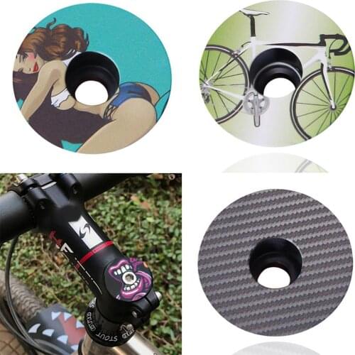 1pc Bicycle Stem Top Cap Headset Cover for 28.6mm Front fork MTB Mountain Road Bike Bicycle Handlebar Stem Cap Bowl Cover
