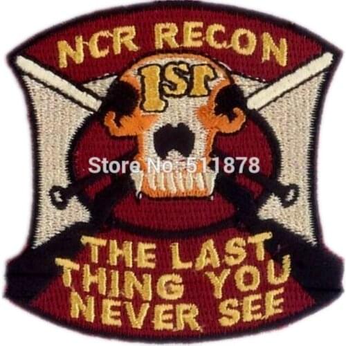 1ST RECON NCR BERET Movie TV Series Costume Cosplay Embroidered Emblem iron on patch Baseball Cap Badge