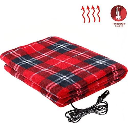 100*150CM 12V Car Heating Blanket Winter Lattice Energy Saving Warm Autumn Car Electric Blanket Automotive Blanket
