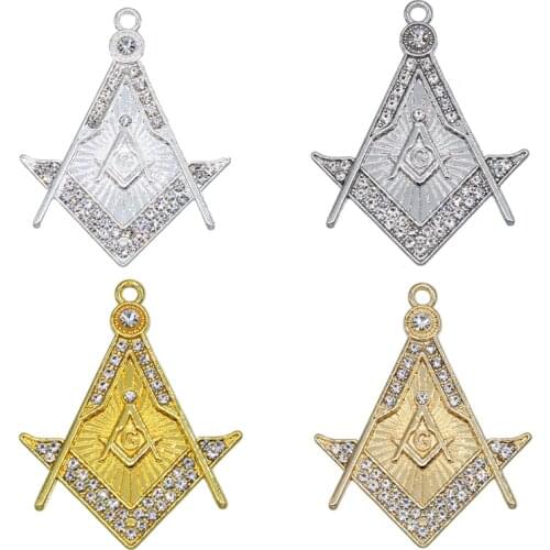 3PCS WholesaleReligious Muslim Islamic Allah Charm Rhinestone Pendants For Necklace Bracelet DIY Jewelry Making Handmade