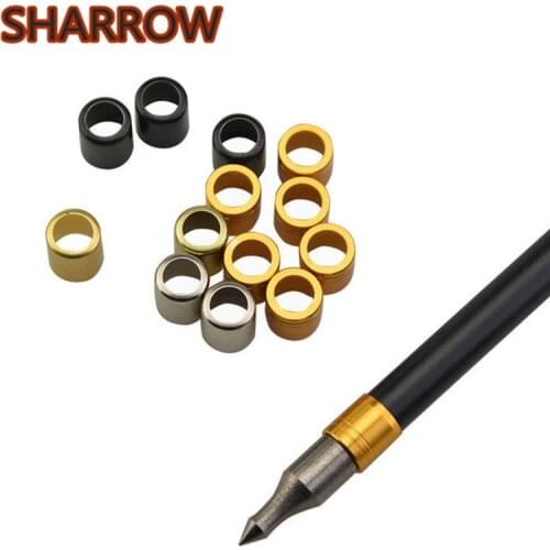 50Pcs Archery Explosion Proof Ring Nocks Protector Arrow Shaft Fit 8mm Arrow Shafts For Arrow Training Shooting Accessories