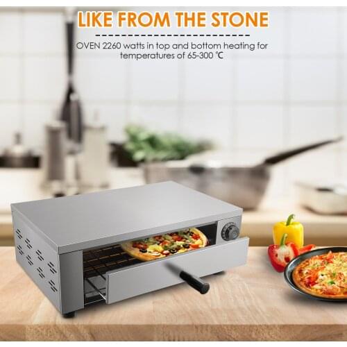 Household Kitchen Electric Countertop Pizza Oven Double Electric Oven Desktop Pizza Bread Baking Machine Toaster Baking Tool New