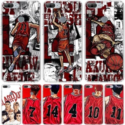Slan Dunk Basketball Anime Phone Case for Huawei Honor 10 9 Lite Y9 Y5 Y6 Y7 2019 8X 8A 8S 7A 7X 10i 20i Pro V30 Art Coque Capa
