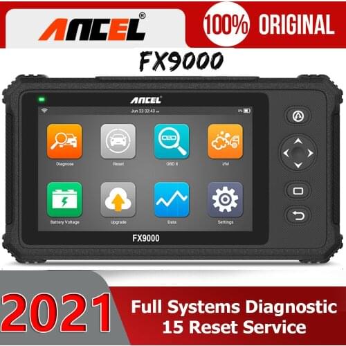 Ancel FX9000 OBD2 Diagnostic Tools Automotive Scanner Full System Oil TPMS ABS Bleeding DFP Reset OBD 2 Scanner Free Shipping