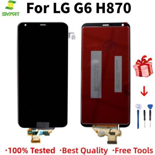 Display For LG G6 H870 H873 VS998 5.7" LCD Display Touch Screen Digitizer Assembly With Frame Free Tool For LG G6 Screen
