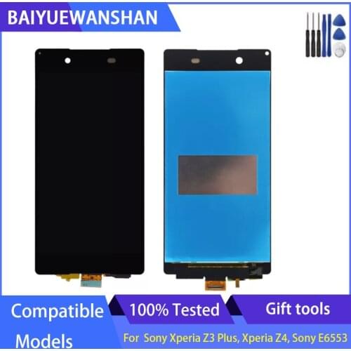 For Sony Xperia Z4 With Touch Screen With Frame Assembly For Sony Xperia Z3 Plus LCD E6553 E6533 E5663 Replacement LCD Display