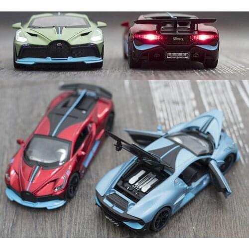 1/32 Scale Bugatti Divo Diecast Alloy Pull Back Car Collectable Toy Gifts for Children